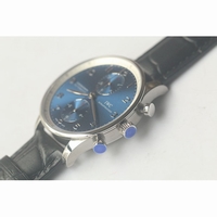 IWC Portuguese Chrono IW371432 "Laureus" Blue Dial Leather ZF A79350