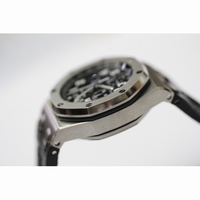 AP Royal Oak Chronograph Classic Black Theme Leather JF