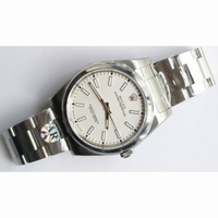 Oyster Perpetual 39mm 114300 Black& White Dial 1:1 Best Edition 904L SS Case and Bracelet SH3132 ARF 
