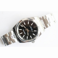 Oyster Perpetual 39mm 114300 Black& White Dial 1:1 Best Edition 904L SS Case and Bracelet SH3132 ARF 