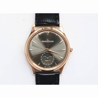 Master Ultra Thin Moon RG 1:1 Best Edition Gray Dial Black Leather Strap A925 ZF