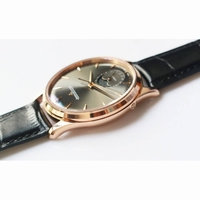 Master Ultra Thin Moon RG 1:1 Best Edition Gray Dial Black Leather Strap A925 ZF