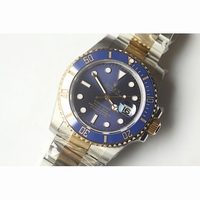 Rolex Submariner 116613LB YG Two Tone Blue Ceramic Bezel Blue Dial Bracelet BP SA3135