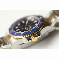 Rolex Submariner 116613LB YG Two Tone Blue Ceramic Bezel Blue Dial Bracelet BP SA3135