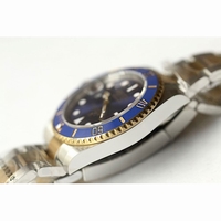 Rolex Submariner 116613LB YG Two Tone Blue Ceramic Bezel Blue Dial Bracelet BP SA3135
