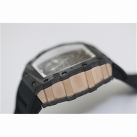 RM 035 Forge Carbon White Inner Bezel Skeleton Dial Rubber MIYOTA 9015