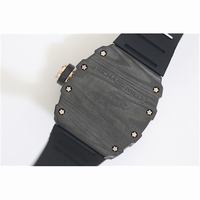 RM 035 Forge Carbon White Inner Bezel Skeleton Dial Rubber MIYOTA 9015