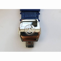Vanguard V45 SS Best Edition Blue Textured Dial Blue Gummy Strap A2824 ABF