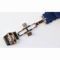 Vanguard V45 SS Best Edition Blue Textured Dial Blue Gummy Strap A2824 ABF