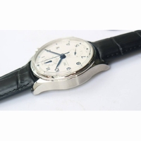 Portuguese Chrono Classic 42 IW390406 1:1 Best Edition White dial blue markers Black Leather Strap A7750 ZF 