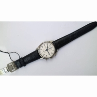 Portuguese Chrono Classic 42 IW390406 1:1 Best Edition White dial blue markers Black Leather Strap A7750 ZF 