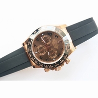 Rolex Daytona 116515 RG Num Makers Brown Dial Rubber A4130 Super Clone ARF v2