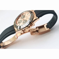 Daytona 116515 LN RG 1:1 Best Edition RG Dial on Rubber Strap A4130 Super Clone ARF v2
