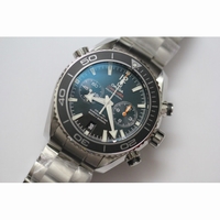 Omega Chronometer 45mm Bracelet Black "BP" 9300