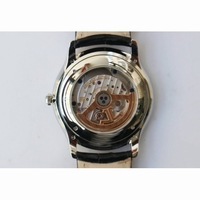 Master 1288420 SS 1:1 Best Edition Silver Dial Black Leather Strap A899/1 ZF 