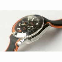Planet Ocean Master Chronometer Black Dial Nylon Strap OMF A9900