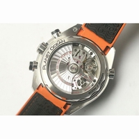 Planet Ocean Master Chronometer Black Dial Nylon Strap OMF A9900