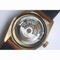 Heritage Black Bay Bronze Blue Dial Brown Leather XF A2824 Free Nato Strap