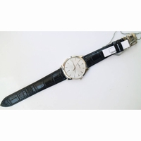 Master 1288420 SS 1:1 Best Edition Silver Dial Black Leather Strap A899/1 ZF 
