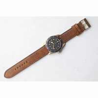 Heritage Black Bay Bronze Blue Dial Brown Leather XF A2824 Free Nato Strap