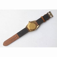 Heritage Black Bay Bronze Blue Dial Brown Leather XF A2824 Free Nato Strap