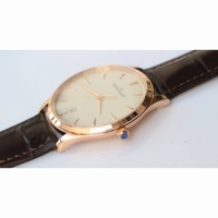 Master 1288420 RG 1:1 Best Edition Ivory White Dial Black Leather Strap A899/1 ZF
