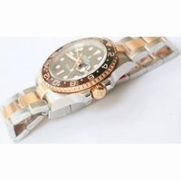 GMT-Master II 126711CHNR Black/Brown Ceramic Bezel SS/RG  Black Dial TT Bracelet bp 2813