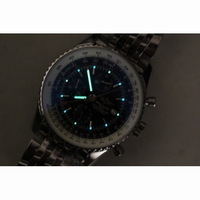 Breitling Navitimer Word GMT Black Bracelet "BP"