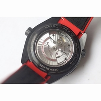 Planet Ocean Seamaster 45mm GMT Ceramic Black Dial Rubber BP A8906