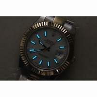 Polaris Automatic 41mm SS Black&Blue Dial Leather Strap A898E/1 OXF