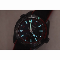 Planet Ocean Seamaster 45mm GMT Ceramic Black Dial Rubber BP A8906