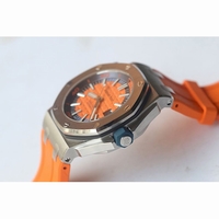 Nautilus Jumbo 5711 RG 1:1 Best Edition Brown Textured Dial RG Bracelet A324 Clone  PF 