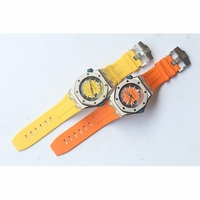 2017 Royal Oak Offshore Diver 15710 Orange & Yellow Dial XS Rubber Strap JF A3120 Free Rubber Strap