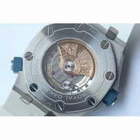 2017 Royal Oak Offshore Diver 15710 White & Green Dial XS Rubber Strap JF A3120 Free Rubber Strap