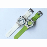 2017 Royal Oak Offshore Diver 15710 White & Green Dial XS Rubber Strap JF A3120 Free Rubber Strap