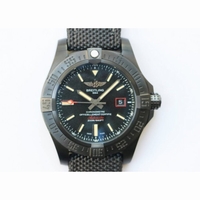 AVENGER BLACKBIRD V17311 Ti DLC 1:1 Best Edition Black Dial Nylon Strap A2824