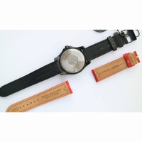 AVENGER BLACKBIRD V17311 Ti DLC 1:1 Best Edition Black Dial Nylon Strap A2824