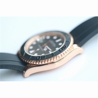 Rolex 2015 YachtMaster Ceramic Bezel RG Black Rubber "BP" V2