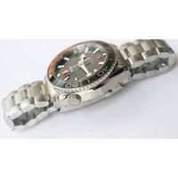 Planet Ocean 43.5mm SS 1:1 Best Edition Black/Orange Bezel Black Dial SS Bracelet A8900 Super Clone VSF
