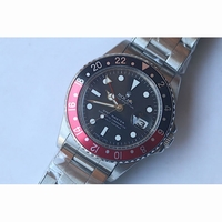 Rolex GMT Master 1675 Vintage Black/Red Bezel White Dot Bracelet BP