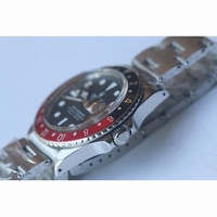 Rolex GMT Master 1675 Vintage Black/Red Bezel White Dot Bracelet BP