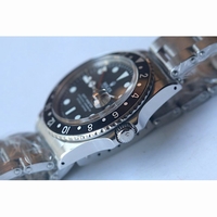 Rolex GMT Master 1675 Vintage Black Bezel White Dot Black Dial Bracelet BP
