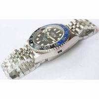 GMT-Master II 126710 BLRO Black/Blue Ceramic Bezel SS Black Dial SS Jubilee Bracelet A2836 