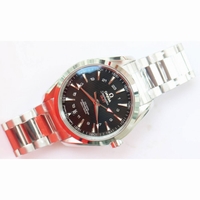 Aqua Terra 150M GMT SS 1:1 Best Edition Blue&Black Textured Dial SS Bracelet A8605 Super Clone VSF 