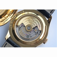 Calatrava 5227 YG Yellow Dial Leather 324SC