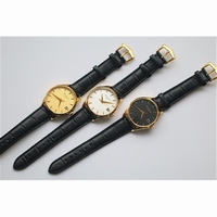 Calatrava 5227 YG Yellow Dial Leather 324SC