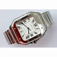 Santos de Cartier Large 2018 KOR 1:1 Best Edition White Dial Bracelet MIYOTA 9015