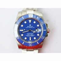 Submariner 116619 LB Blue Ceramic Best Edition Blue Dial SS Bracelet A2824 JF 