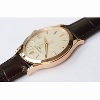 Calatrava 5296R RG 1:1 Best Edition Ivory Dial On Brown Leather Strap 324CS Free box ZF