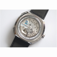 SevenFriday V1-01 Silver Dial Black Leather V6F Miyota 82S7